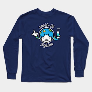 Earth sanitizer Long Sleeve T-Shirt